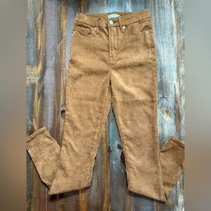 Good American Faux Skinny Jeans Tobacco Brown Size O Size 25.